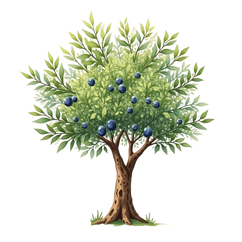 Olive Tree with Berries